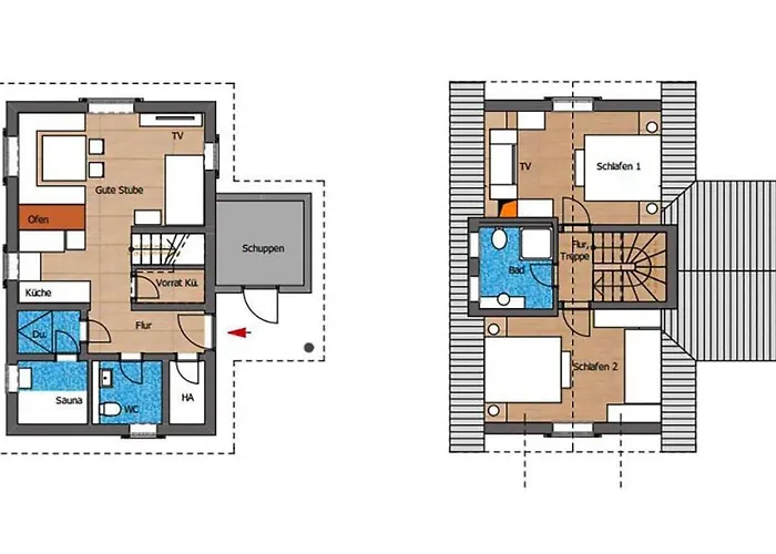 Ferienhaeuser, 度假居